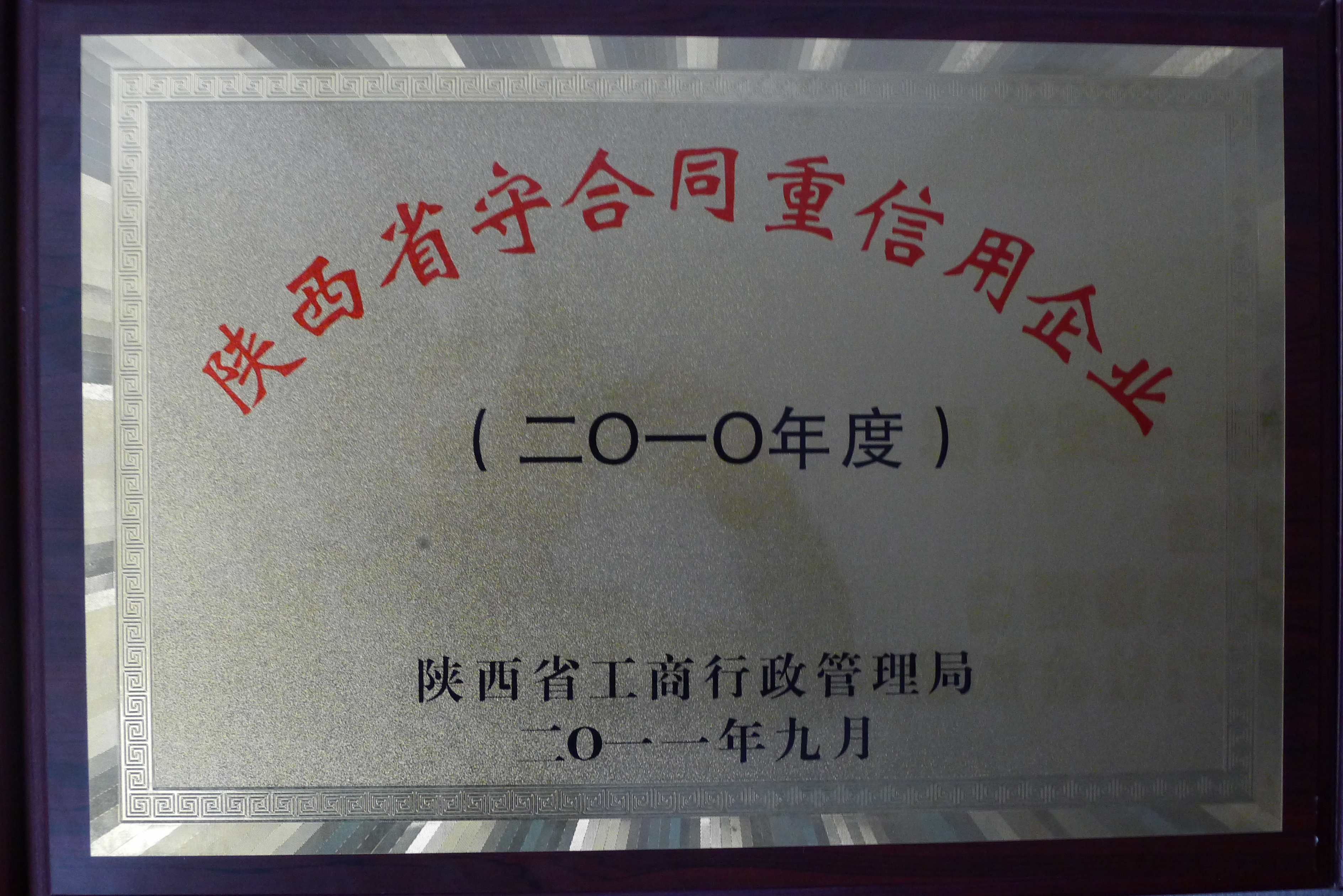 9、陜西省守合同重信用企業(yè).JPG